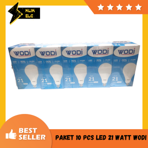PAKET GROSIR 5 PCS LAMPU GARANSI LED 21 WATT WODI / LED SUPER TERANG / LED BAGUS SNI