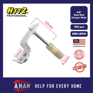 HITZ Nail For Steel Ceiling Concrete Nail Rivet Tool Nailer Gun Round Nail Stud Nail Paku Konkrit