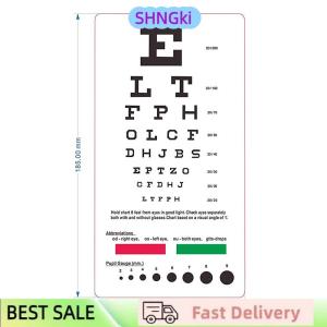 SHNGki Snellen Eye Wall Chart Wall Art Painting Print On Silk Canvas Poster Home Decor
