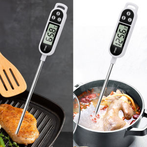 LCD Digital Food Thermometer Liquid Meat Cooking BBQ Milk Probe for Kitchen Thermometer Gauge Electronic Thermometer Water Temperature Oil Temperature Milk Temperature Thermometer