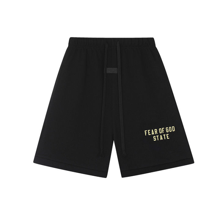 Fog%20State%20ESSENTIALS%20Niche%20Fashion%20Brand%20American%20Summer%20Cotton%20Loose%20Fear%20Of%20God%20Men's%20Couple%20Short%20Sleeve%20T-shirt%20Titleist%20style%20-%20Image%206