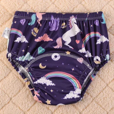 Kids Potty Training Pants Baby Cloth Diaper Seluar Latihan Tandas Budak Bayi Kalis Air 1 - 5 Years