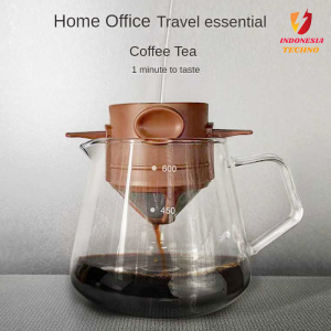 [PREMIUM] Dripper Kopi V60 Portabel Coffee Dripper Portable Filter Kopi Teh Filter Penyaring Kopi Portable Cone V60 Coffee Dripper - F-402 F402 Filter Penyaring Kopi Portable Coffee Drip One Two Cups Filter Penyaring Kopi Portable Cone Coffee Dripper F-40