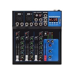 Deuahub F4-USB 4 Channel AUDIO Mixer mixer computer recording KTV live broadcast four-channel small household Karaoke