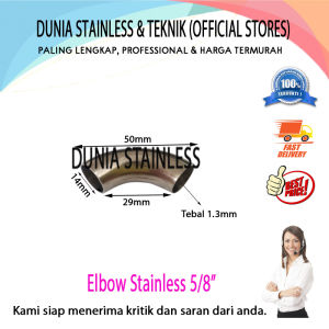 Elbow Stainless 5/8in 201 aksesoris stainless