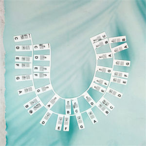 Silicone Non Adhesive Piano Stickers 61/88 Keys Note Strips Staff Notation Musical Accessories