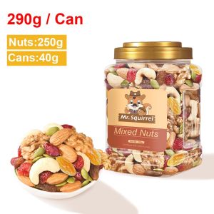 250/Can 500/Can Mixed Nuts And Fruits 7 In 1 Mix Fruit And Nut  Cashew Nuts Almond Walnuts Trail