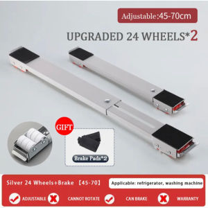 Washing Machine Stand Movable Adjustable Refrigerator Base Mobile Roller Bracket Appliance Roller