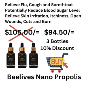 10 % Discount [ 3 Bottles Beelives Nano Propolis. Increase Immunity System Supplement Edible