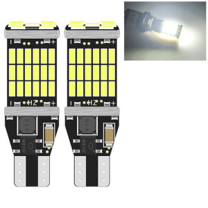 2pcs T15 Reverse Light W16W Led Super Bright 10W Canbus Backup Light Car Park Light White Red 12V