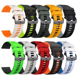 Two-Tone Silicone Band For Realme Watch 5 Smart Watch Band Realme Watch 3 3 Pro Sports Bracelet Wriststrap