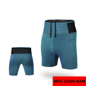 Quần bó cơ chạy bộ namnữ 2 lớp liền đai PK24405