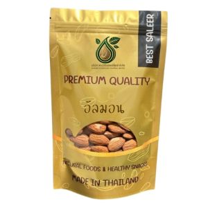อัลมอนด์ อัลมอล แอลมอน พร้อมทาน เต็มเมล็ดใหญ่ เกรด AAA ผลิตใหม่ตลอด 100กรัม ไม่เหม็นหืน สูตรลับเฉพาะ การันตรีความอรอาหารเจ เจ ถั่วตราเต่า