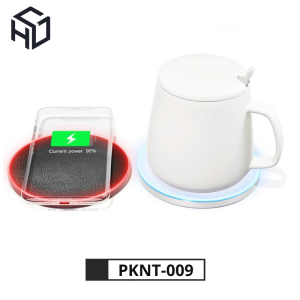 Sạc Không Dây Kèm Ly Hâm Nóng - Đế Sạc Không Dây Đa Năng Giữ Ấm Ly Cà Phê Phụ Kiện Thông Minh Cho Văn Phòng