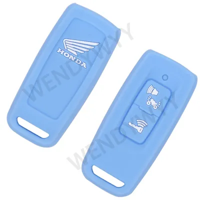 Silicone 2 Buttons Key Cover Case for Honda Motorcycle Scoopy 2023 / ADV 160 / PCX 160 / Vario 160/125 / Lead 125 / Vision / Airblade Remote Key