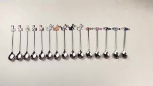 Sacesr Polished Cat Fish Stainless Steel Spoon Colorful Stirring Spoon Stirring Spoon Japanese Korean Style Dessert Spoon Children X2Z8B