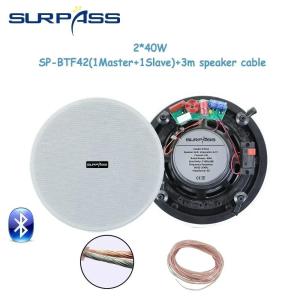 6.5 inch 40w bluetooth ceiling speaker in ceiling wall roof built-in speaker class d amplifier home theater sound system