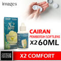 [PROMO UKURAN 60ML] Pembersih Softlens - Pembersih Soflens - Cairan Softlens X2 Comfort 60ml Air Pembersih Soflen - Cleaner Liquid Softlens - Cairan pembersih softlens X2 60ml - Terhindari Dari Iritasi. 