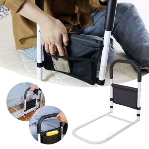 NOONOR Anti-fall Elderly Adults Safety Handle Bed Rail Durable Anti-slip Safety Bed Guardrail Creative Designer With Storage Bag Bedside Handrail for Bedroom