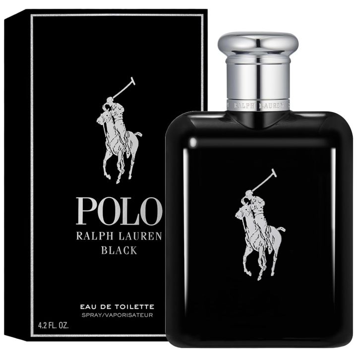 Ralph Lauren Polo Black Eau de Toilette Men s Cologne 125mL Lazada PH