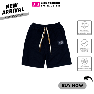Quần short bé trai quần thun ngắn bé trai năng động thoải mái size đại | FREESHIP MAX - JJ Kids Fashion