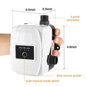 Carstorm 150W Pompa Booster Pendorong Air Booster Pump Otomatis 35L/Min Mesin Hemat Listrik Mesin Pendorong Air Shower Water Booster PumpMesin Pendorong Air Shower Water