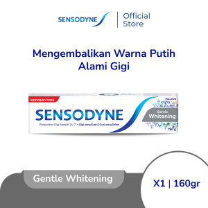 Sensodyne Toothpaste Pasta Gigi Sensitif Gigi Putih Alami Gentle Whitening 160gr