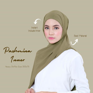 ELMAR HIJAB X WMD - Pashmina + Inner / Pashmina 2in1 Plus Ciput / Hijab instan terbaru / Jilbab syarii / khimar panjang / Pashmina Sabyan PREMIUM