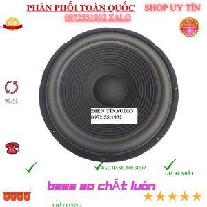 Củ loa bass 30 gân cao su màng sóng từ 113 nếu dùng cho loa kéo thì cực chất - giá 1 loa