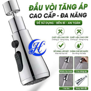 Đầu vòi rửa bát cao cấp xoay 360 độ thiết kế tăng áp lực nước với 3 chế độ rửa chén