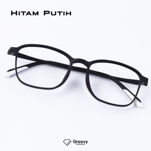 Groovy Eyewear - Kacamata Kotak Selline Minus Cylinder Photocromic Antiradiasi Full Plastik