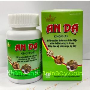 An dạ Kingphar ( lọ 40 viên) - Viêm loét dạ dày cấp mãn tính