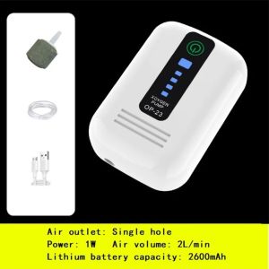 MISUPS 70H/40H Aquarium Oxygen Pump USB Rechargeable Fish Tank Oxygen Pump Durable Ultra Silent Outdoor Fishing Oxygen Pump