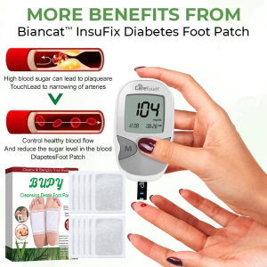 Detox Foot Pads Herbal Plant Foot Pads Blood Sugar Lowering Relaxing Health Care