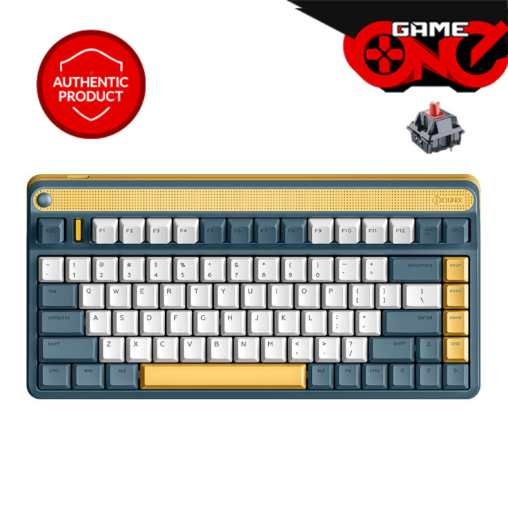 iQUNIX A80 Explorer Wireless Non-Backlit Hot-Swappable Mechanical Keyboard [Cherry MX Silent Red]