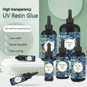 Hard UV Resin Adhesive Crystal Transparent UV Curing Epoxy Resin Jewelry