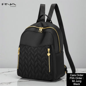 Peonia PNA MIJUNG Water Resistant Ransel Tas Wanita Punggung Kantor Kerja Sekolah Kuliah Outdoor Trendy Fashion Style Travel Casual Backpack Anak Remaja Perempuan Selempang Cewek Bag