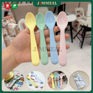 [Chính Hãng] [IKEA] Set 4 Thìa Nhựa Ăn Dặm Cho Bé IKEA KALAS Free BPA 4 Mầu Đa Năng