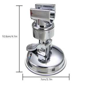 Suction Cup Shower Head Holder 30kg Bearing Bathroom Universal Adjustable Rak Kepala Pancuran