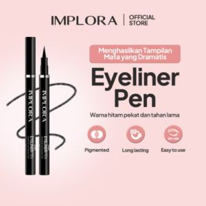 Implora Eyeliner Pen Black Waterproof And Dramatic Look 1.7g