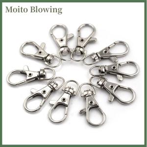 Moito 10 cái bộ tôm hùm Clasp xoay kích hoạt Clip Snap móc túi xe vòng chìa khóa Keychain