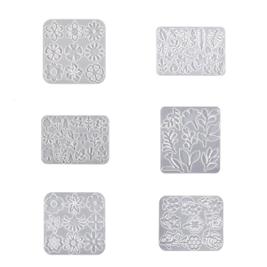 Resin Silicone Molds Set With Rose Petal Leaf Flower Designs For DIY Crafting and Handmade Accessories