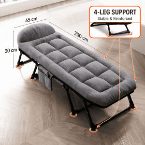 【COZYCASA】American Foldable Sleeping Chair Portable Reclining Lightweight Adjustable