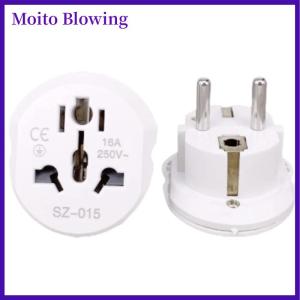 Moito 16A อะแดปเตอร์สำหรับการเดินทางของสหภาพยุโรปตัวแปลงยุโรปยุโรปปลั๊กปลั๊กไฟ AC เป็นสหภาพยุโรปขนาด250โวลต์