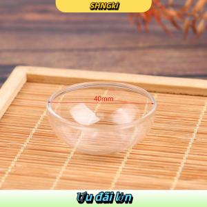 SHNGki Bát nhỏ Nhà búp bê 1:12 Bát Trái cây Thủy tinh Bát salad đĩa súp đồ trang trí nhà bếp
