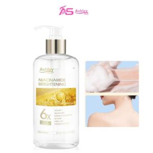 Ashley Shine Niacinamide Body Wash Shower Gel Moisturizing Whitening Brighten Body Care AS4025