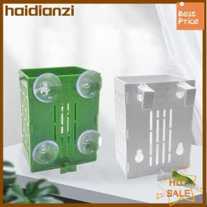 haidianzi Hanging Suction Cup Hook Aquarium Plant Holder Plastic Aquarium Planter Cups Planter Baskets Aquatic Pot Box Aquascape Decoration