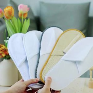 Thickened Linen Hotel Slippers for Hotels and Guesthouses Beauty Salons and Home Use All-Season Non-Slip Slippers