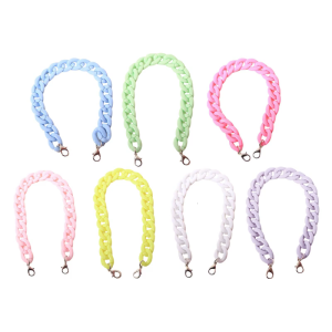 Adjustable Acrylic Purse Chain Strap 60cm Long Shoulder Straps Handbag Handle for Women Shoulder Bag Purse Making