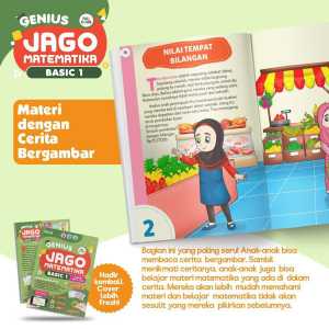 GMB Buku Anak Genius Jago Matematika Basic 1 Ziyad Books / Buku Aktivitas Anak / Buku Anak Kekinian / Buku Anak Murah / Buku Anak PAUD